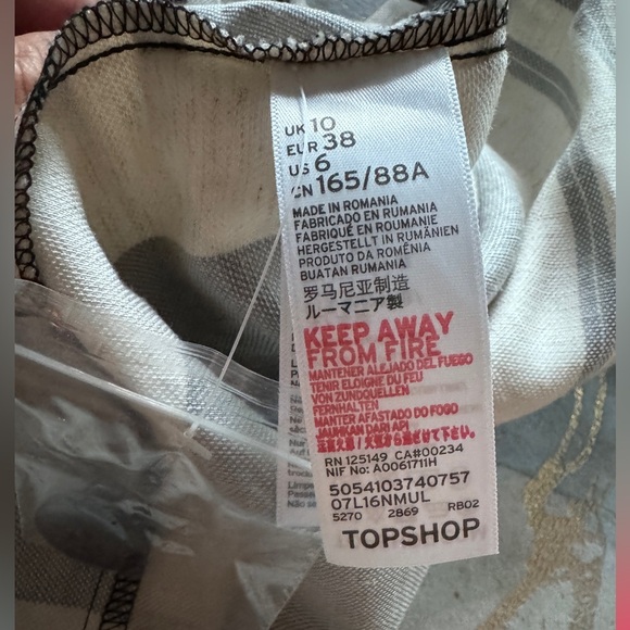 Topshop linen trench coat - Picture 3 of 4